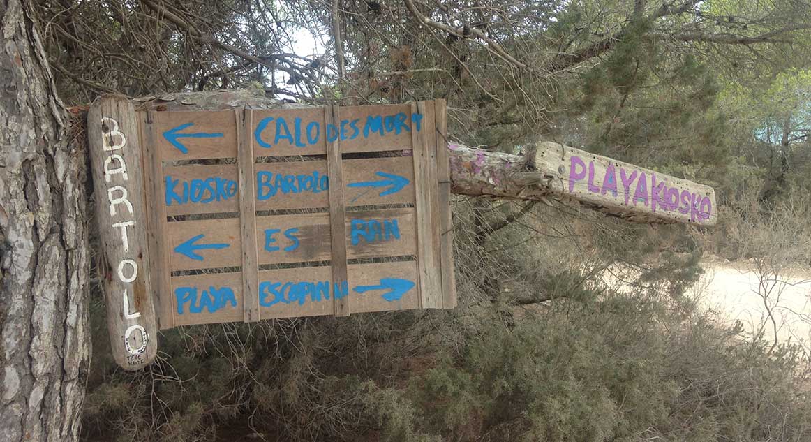 Cómo llegar a Es Caló des Morts en Formentera