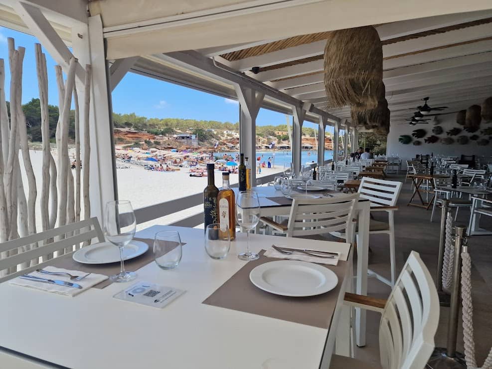 Vistas al mar desde el Restaurante Sol Cala Saona Vistas al mar desde el Restaurante Sol Cala Saona